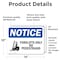 Signmission Forklifts Only No Pedestrians Sign With Symbol, 14 in W x Rectangle, Vinyl Decal OS-2PACK-NS-D-1014-L-12894 - alternate 2